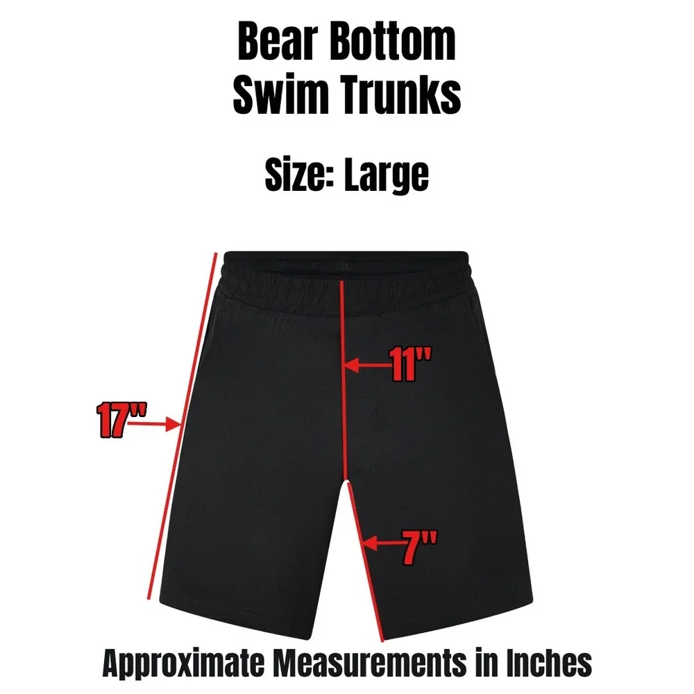 Bearbottom Swim Trunks Mens Large 7